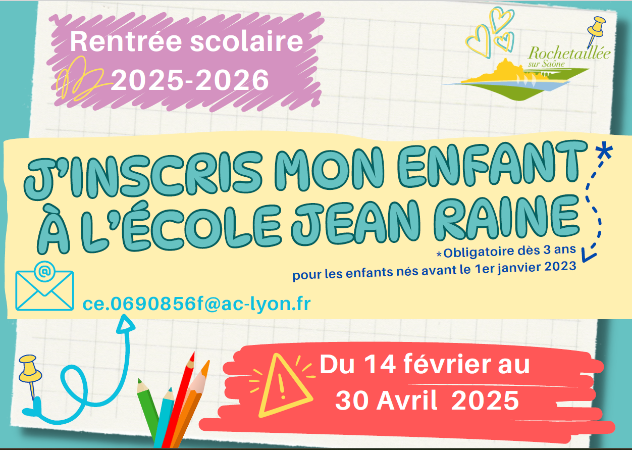 inscription école 2025